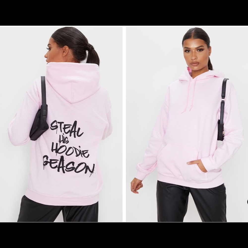 PLT PINK CUTE HOODIE😍